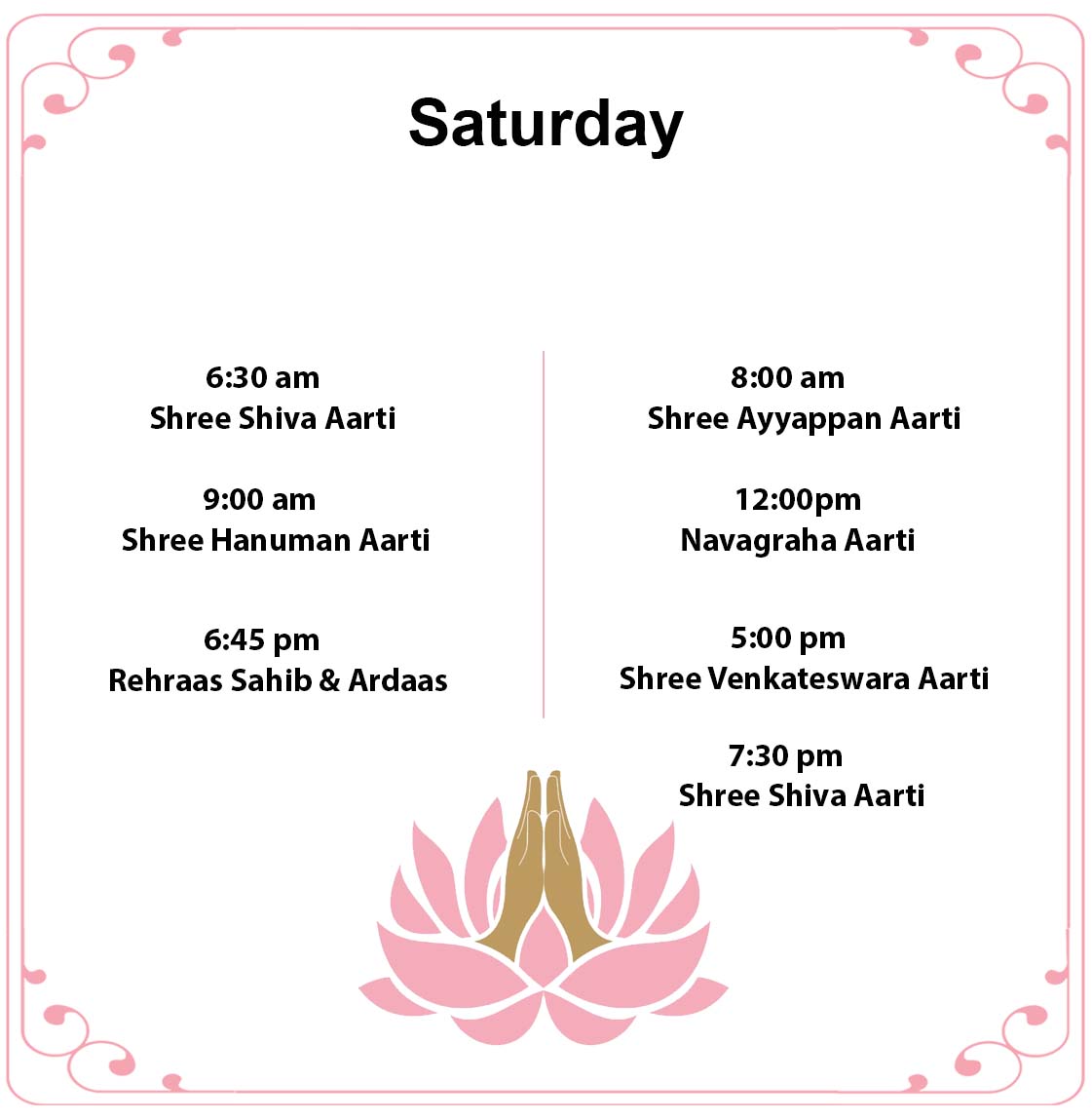 saturday